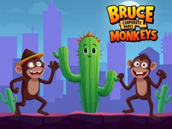 Cactus Bruce and the Corporate Monkeys Game